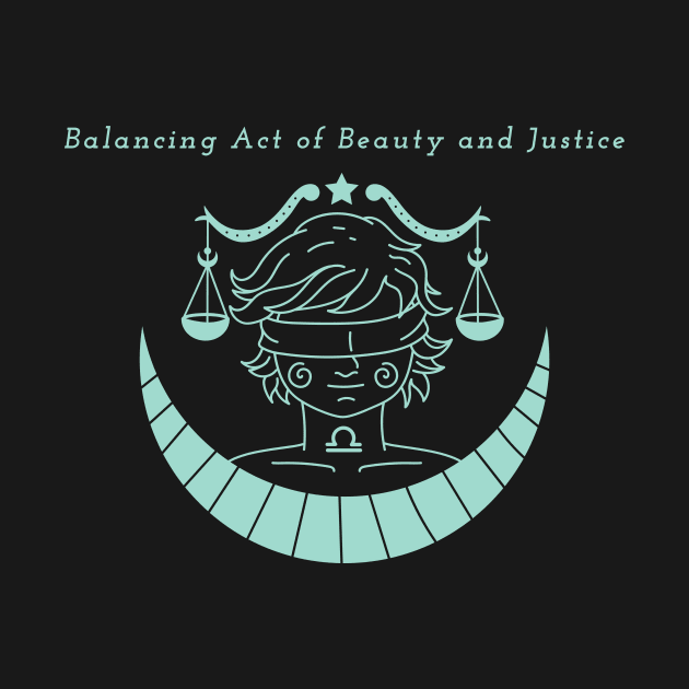 Balancing Act of Beauty and Justice Astrology by Hill Designs