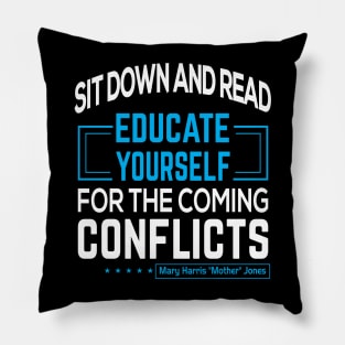 Mother Jones Quote Pillow