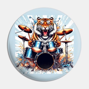 Tiger Drumming Pin