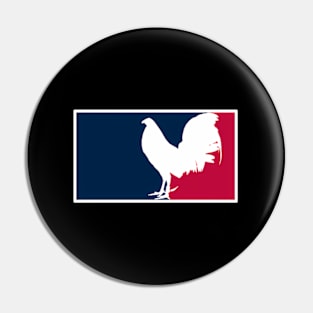 Major Gamefowl League Cock Rooster Chicken Gallegos Fighter Pin