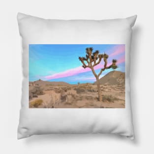 Joshua Tree Vector Painting Pillow