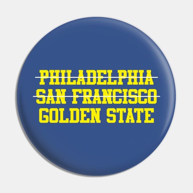 Philadelphia San Francisco Golden State Basketball Pin by GloopTrekker