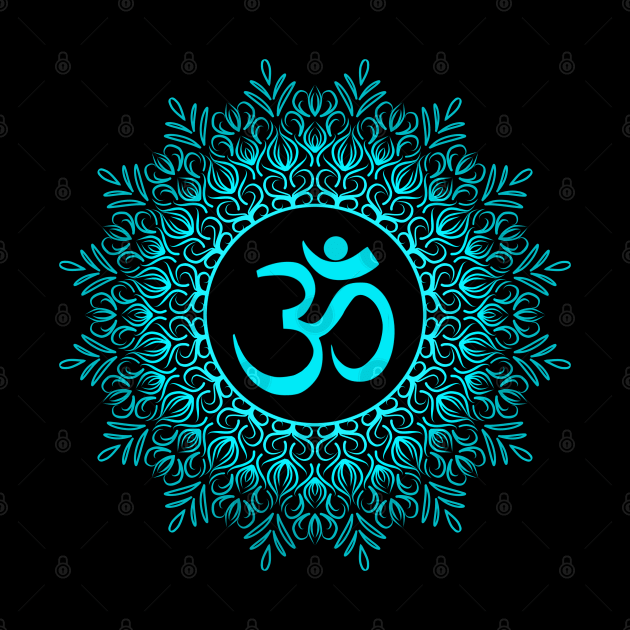 Om symbol - Aum symbol - Yoga gift ides - by Saishaadesigns