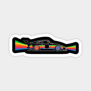 Rainbow racer Magnet