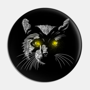 Black Cat Eye Pin