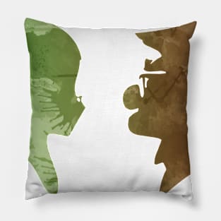 Couple Inspired Silhouette Pillow