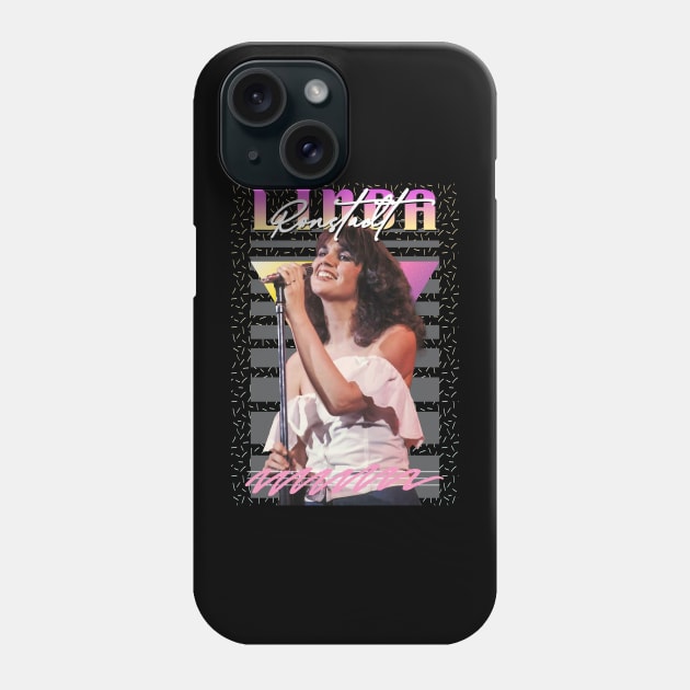 Linda Ronstadt Retro Aesthetic Fan Art Phone Case by Madesu Art