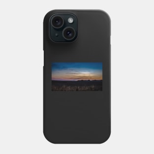 Sunset Across A Whitburn Field Phone Case