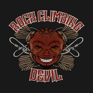 Rock climbing Devil T-Shirt