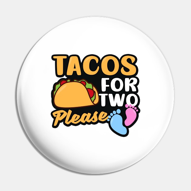 Pregnancy Announcement Shirt | Tacos For Two Please Pin by Gawkclothing