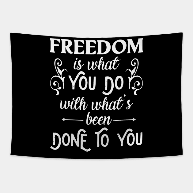 Freedom | Jean-Paul Sartre Tapestry by jverdi28