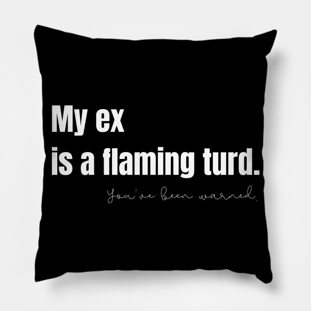 My Ex Is a Flaming Turd Pillow by nathalieaynie