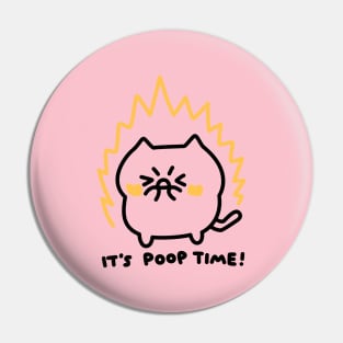 It's poop time cat Pin