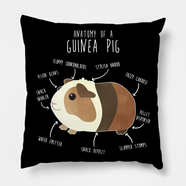 Anatomy of a Guinea Pig Pillow by Psitta