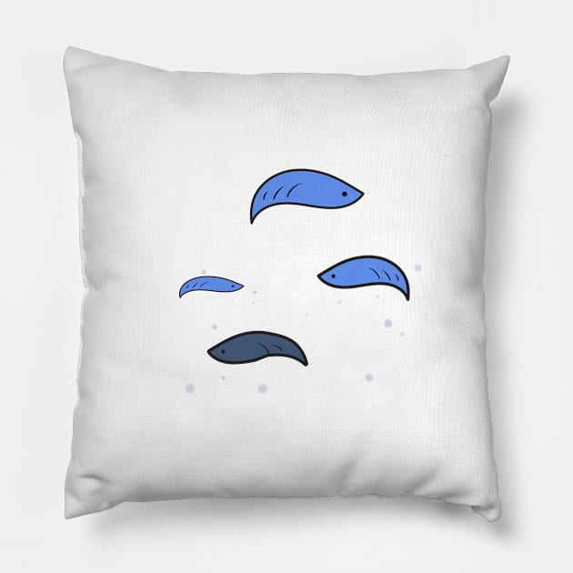 Fish tank Pillow by RandyArt