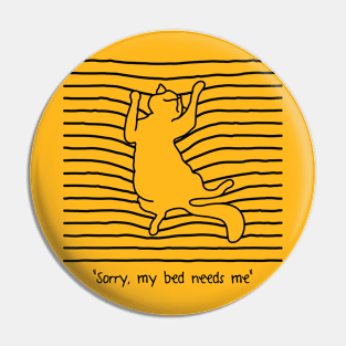 Sleeping Cat Pin