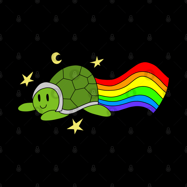 Flying Turtle Rainbow by pako-valor