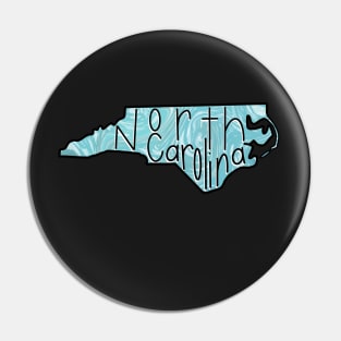 Customizable North Carolina “home” heart Pin