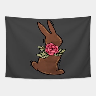 Floral Bunny Rabbit Tapestry