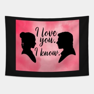 Pink Han and Leia I love you. Tapestry