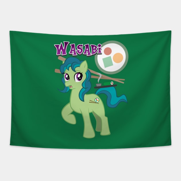 Wasabi Pony Tapestry by Rodimus13