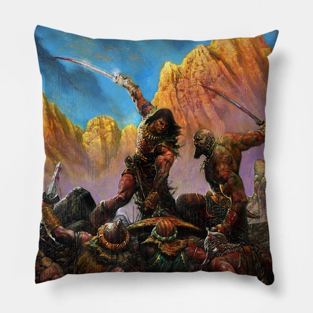 Conan Black Colossus Poster Pillow by sharpy