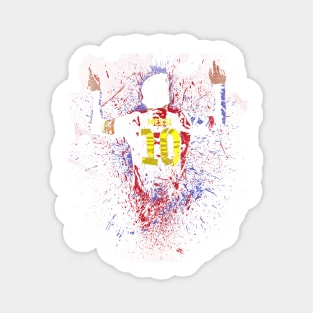 A Messi Splatter Magnet