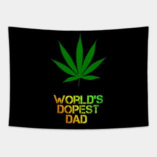 WORLD'S DOPEST DAD Design Tapestry