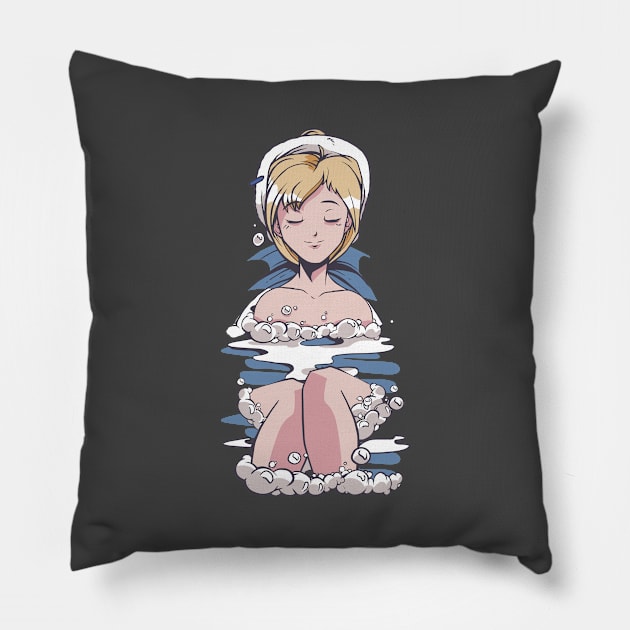 Anime Bath Girl Pillow by MimicGaming