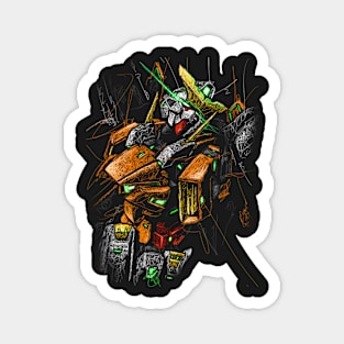 Gundam Kyrios scribble Magnet