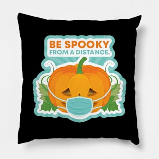 safe AND spooky (colored) Pillow