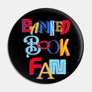 Banned Book Fan Pin