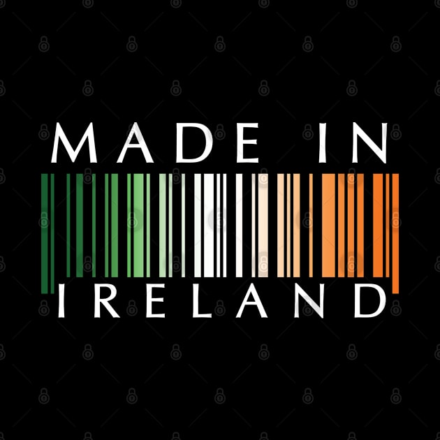 Made in Ireland flag barcode by Finji