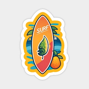 summer surfboard Magnet