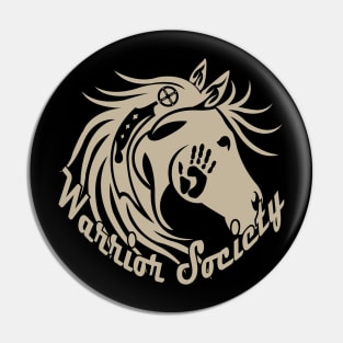 Warrior Society (Horse Gray) Pin