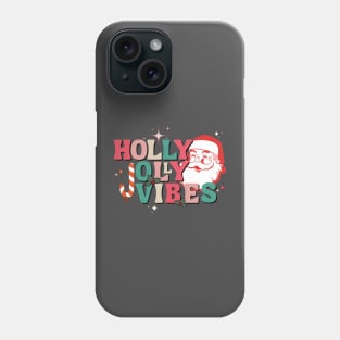 Holly Jolly Vibes Santa Phone Case