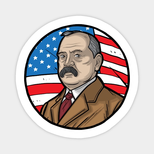 Grover Cleveland Magnet by Baddest Shirt Co.