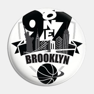 917 Brooklyn Basketball Pin