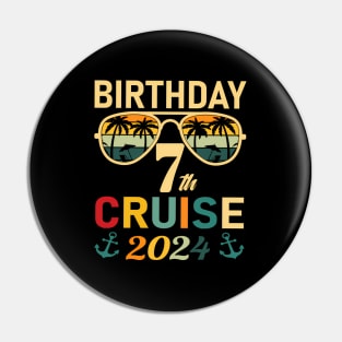 Cruise 7Th 2024 Squad Family Vacation Summer Pin