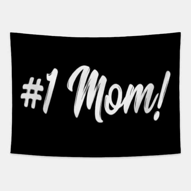 HASHTAG 1 MOM Tapestry by Artistic Design