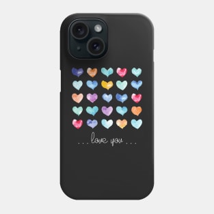 Cute little love hearts Phone Case