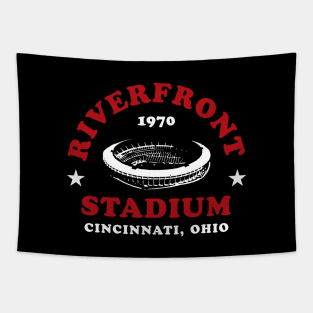 Riverfront Stadium 1970 Cincinnati Reds Ohio Tapestry