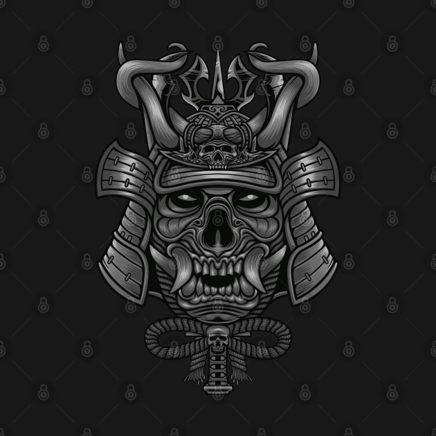 Samurai Skull by OKVLT