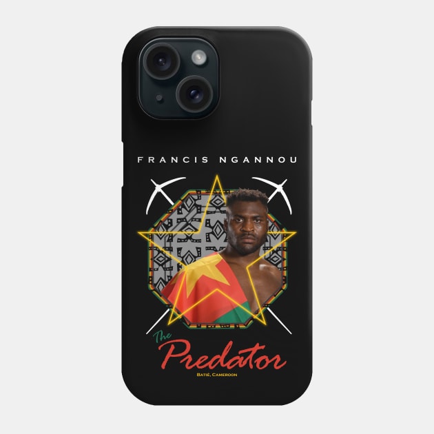 Francis Ngannou Cameroon Phone Case by SavageRootsMMA