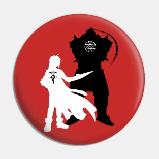 Edward and Aplhonse Elric FullMetal Alchemist Pin