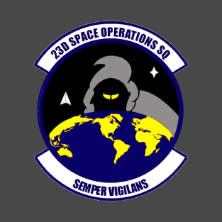 23rd Space Operations Squadron Logo T-Shirt