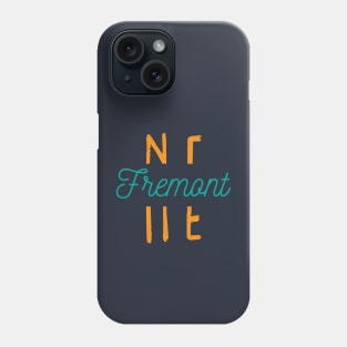 Fremont NE City Typography Phone Case