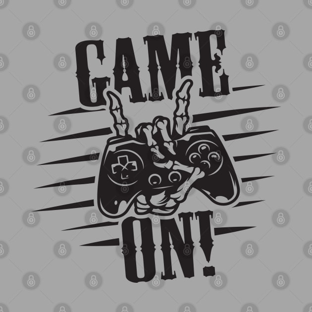 Game On black text version by G! Zone