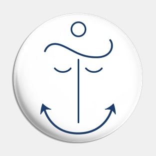 Anchor Blue Pin