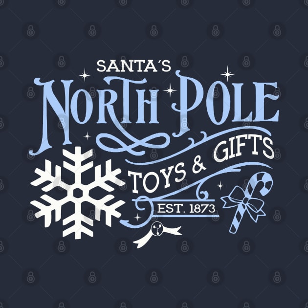 North Pole Toys and Gifts by PopCultureShirts